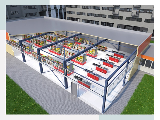 Строительство магазинов в Сергиев Посад от 614 руб. за м²