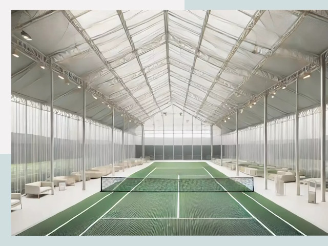 Строительство теннисных кортов в Сергиеве Посаде