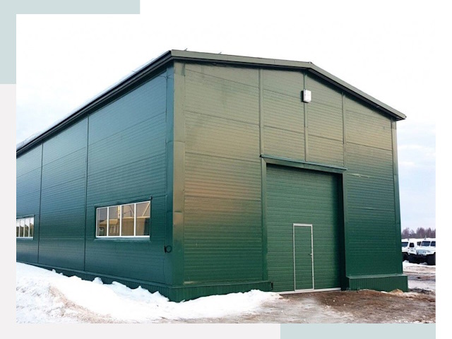 Двускатные ангары в Сергиеве Посаде