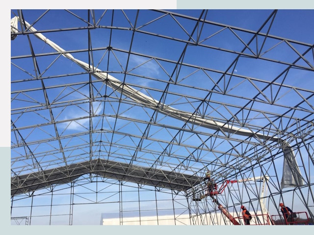 Шатровые ангары от 614 руб. в Сергиеве Посаде и Московской области