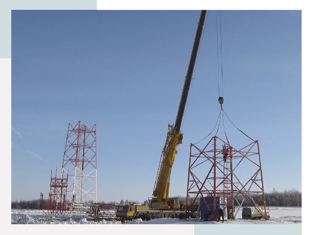 Монтаж вышек связи в Сергиеве Посаде