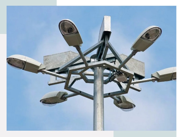 Монтаж осветительных мачт в Сергиеве Посаде