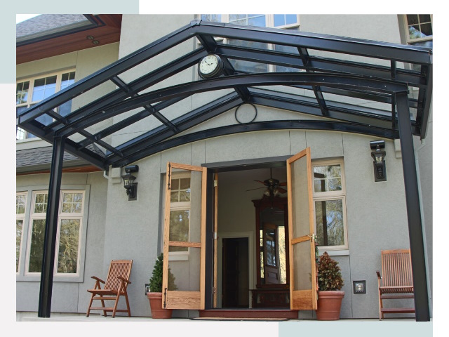 Козырьки металлические в Сергиеве Посаде