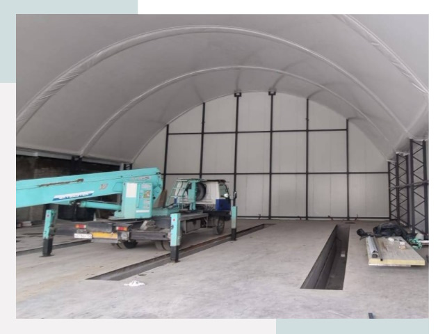 Внутреннее оснащение ангаров в Сергиеве Посаде