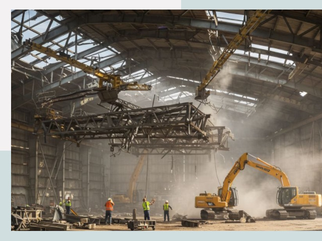 Демонтаж ангаров в Сергиеве Посаде от 614 руб. за м²