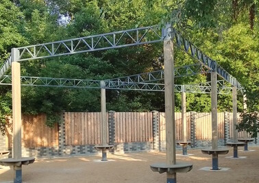 Терраса из металлоконструкций под ключ, проектирование, изготовление и монтаж от СтальСтрой-Сгп